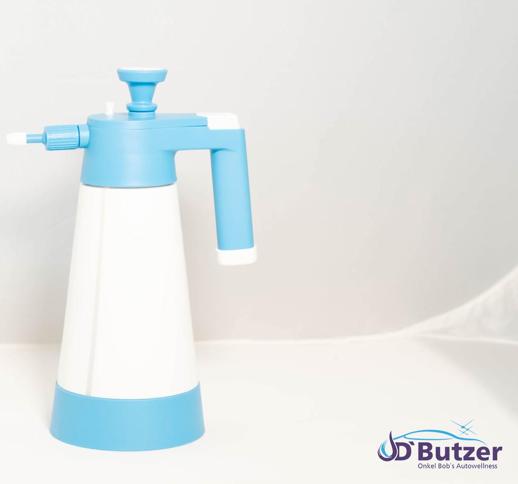 D'Butzer Pumpsprüher / Drucksprüher für die Autowäsche (hellblau)
